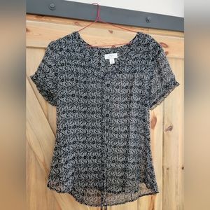 Ann Taylor Loft Short Sleeve Shirt